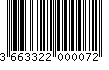 EAN: 3663322000072