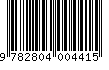 EAN: 9782804004415 EAN: 9782804004415